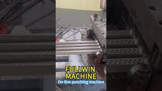 Online punching machine for PVC corner bead production line