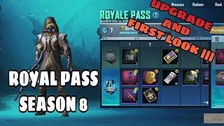 Royal Pass Season 8 Upgrade And Firstlook !!!! | Hinglish Gamer