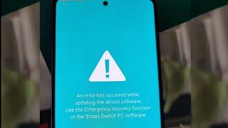 Samsung A51 An error has occurred while updating the device software solution.