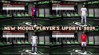 NEW MODEL PLAYER'S UPDATE 2024 - PES 2021 & FOOTBALL LIFE 2024