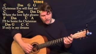 I'll Be Home For Christmas (Christmas) Jazzy Munson Guitar Cover Lesson with Chords/Lyrics