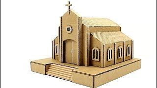 como hacer la mejor iglesia de cartón ( how to make a cardboard church)