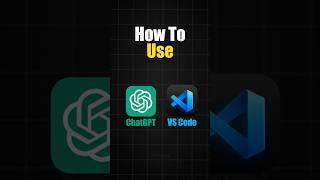 How to Use ChatGPT in VS Code ‍ #coding #python #vscode #extension #chatgpt