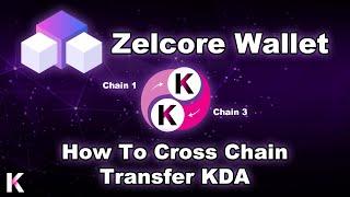 How to Cross Chain Transfer KDA in Zelcore Wallet - Kadena Tutorial