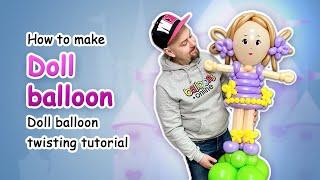 How to make Doll Balloon | Doll Balloon Twisting Tutorial