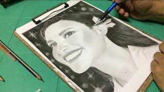 LIZA SOBERANO Speed Drawing by Jm Medrano (Graphite Pencils)