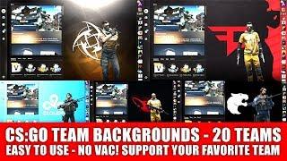 CS:GO Team Backgrounds - Panorama UI (20+ Teams)