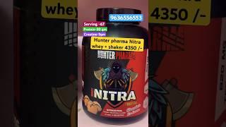 Hunter pharma nitra whey protein reviews|hunter pharma whey protein lab report #wheyprotein #hunter