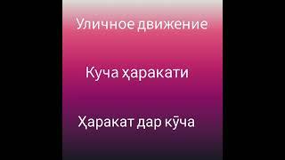 Рус тили ва Тожик тилини биргаликда урганамиз.Тема:Город.Часть12