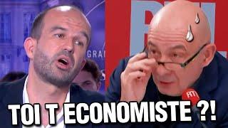 Bompard RIDICULISE un journaliste spécialisé en économie !