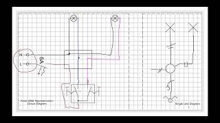 Home wiring Exercise 2: Lighting tow lamps using double way switch