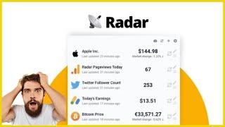 Radar Lifetime Deal: Track Metrics Anywhere from Your System’s Menubar