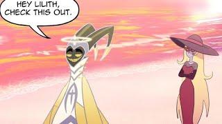 Adam And Lilith At Beach! Hazbin Hotel Comic Dub