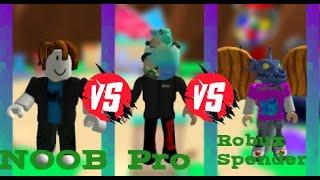 Noob V.S. Pro V.S. Robux Spender BGS | Hilarious!