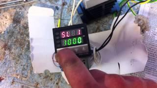 C100 temperature controller sensor select