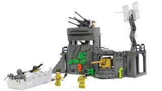 Sluban Army WW2 M38-B0861 Atlant Wall | Military set for lego fans