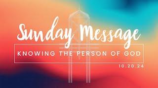 Knowing the Person of God | Hope Community Church | Pastor Jeff Orluck