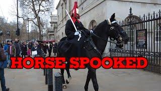 horse spooked three times horse unstoppable