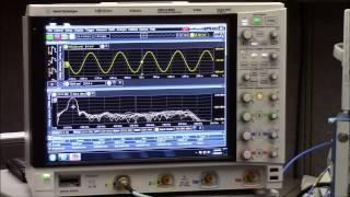 Basic FFT Measurements with an S-Series 8 GHz Oscilloscope as an RF Receiver