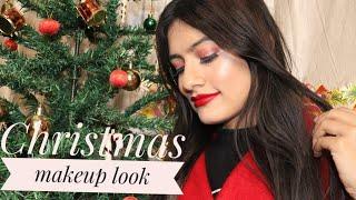 Christmas makeup look | Affordable | Mansi kukreja