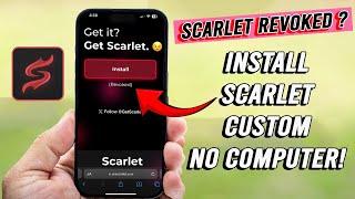 how to Install Scarlet on iPhone | iOS 18 | Install IPA Files on iPhone/iPad Without PC | NEW Method