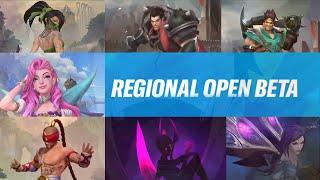 Regional Open Beta Wild Rift info + 7 new Champion Detail