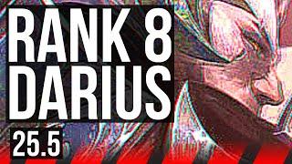 DARIUS vs FIORA (TOP) | 9/0/2, Rank 8 Darius, Legendary | KR Grandmaster | 25.5