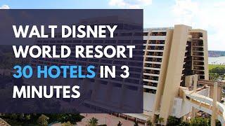 The Walt Disney World Resort Hotels at a Glance