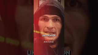 The most frightening Khabib call out ever in UFC  #ufc  #khabibnurmagomedov  #motivation #mma