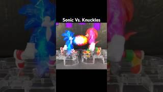 Sonic Vs. Knuckles #shorts #stopmotion #sonic #sonic3 #knuckles