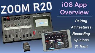 ZOOM R20 iOS Control App Overview: iPad pairing, feature walkthrough, and opinions