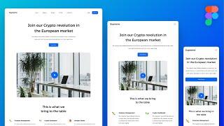 Responsive Web Design with Figma: Full Walkthrough Tutorial