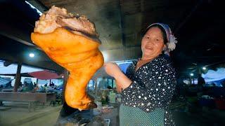 Ultimate Northwest Vietnam Market Food - GIANT PORK LEG - Traditional Hmong Dishes | SAPA TV