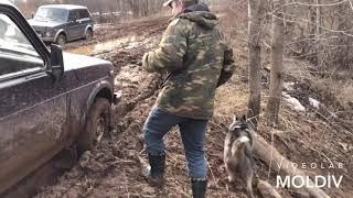 Жёсткий гряземес,едем спасать Ниву.