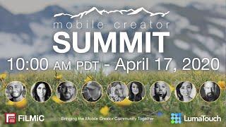 Mobile Creator Summit Live Week One | By Luma Touch & FiLMiC
