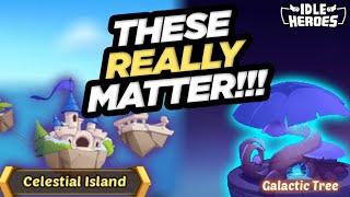 Idle Heroes - Starspawn & Celestial Island Upgrades REALLY MATTER!!!