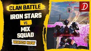  Iron Stars vs Mix Clan Squad Battle : War Robots WR