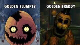 Five Nights at Freddy's Vs One Night at Flumpty's (Characters Comparison)