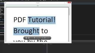 Visual C# Tutorial - Make PDF Viewer