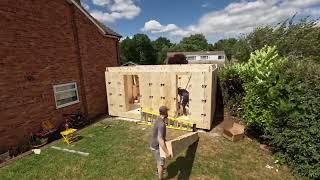 Wikihouse Skylark 200 - Garden Office Timelapse