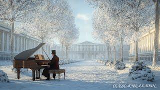 100 best classical piano works. Snowy classical - Mozart, Beethoven, Chopin