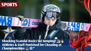 "Ski Jumping Scandal: Athletes and Staff Face Punishment Over Cheating Allegations at Championships"