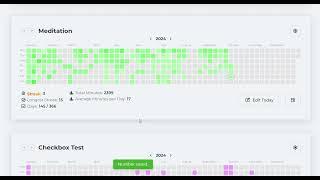 Would you be interested in a habit tracker that visualizes your entire year with a heatmap?