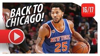 Derrick Rose Full Highlights vs Bulls (2016.11.04) - 15 Pts, 11 Ast, HOMECOMING!