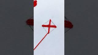 Easy hand embroidery Square stitches tutorial For Beginners cover a hole #embroidery #needlework