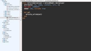 Ruby on Rails - Railscasts #409 Active Model Serializers