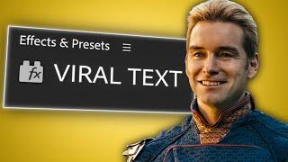 6 VIRAL Text Animations I After Effects Tutorial