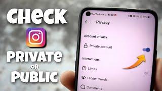 How to Check Your Instagram Account is Private or Public