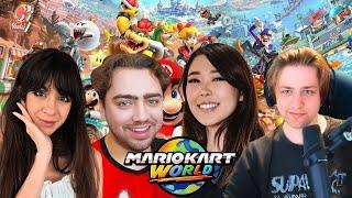 Streamers Go ALL OUT in Mario Kart World