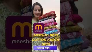 10 Kurta Sets from Meesho Under 699 #meesho #shorts